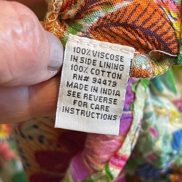 Me 2 Magic Women's Floral Bohemian Summer Festival Floral Maxi Dress Size Large - Picture 7 of 10